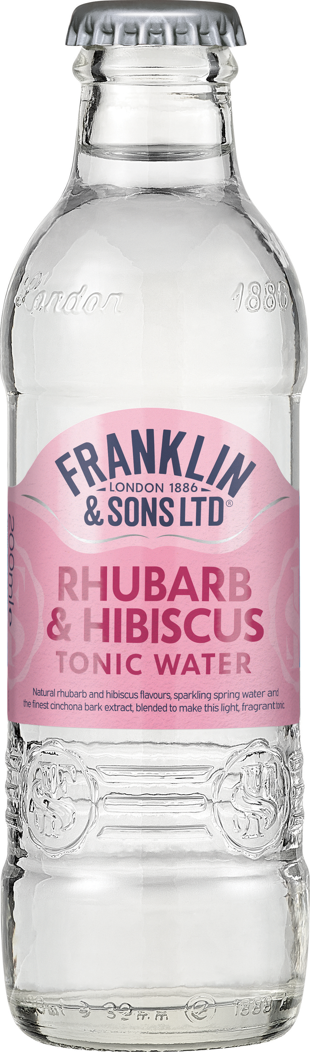 FRANKLINS RHUBARB TONIC 200X24